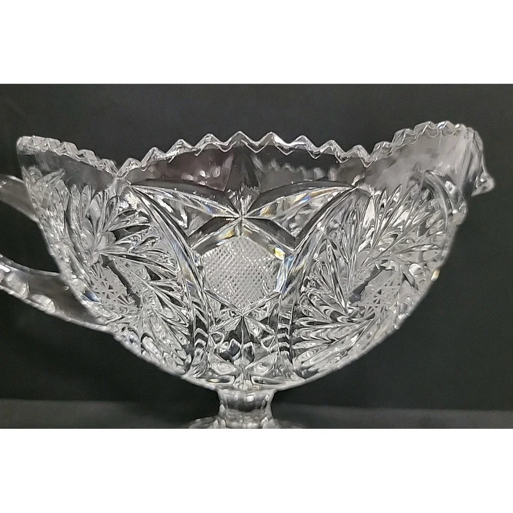 Vintage Imperial‎ Glass Gravy/Sauce Boat, 5.25